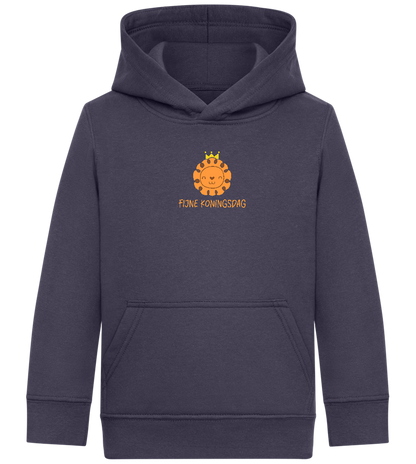 Fijne Koningsdag Design - Comfort Kids Hoodie_FRENCH NAVY_front