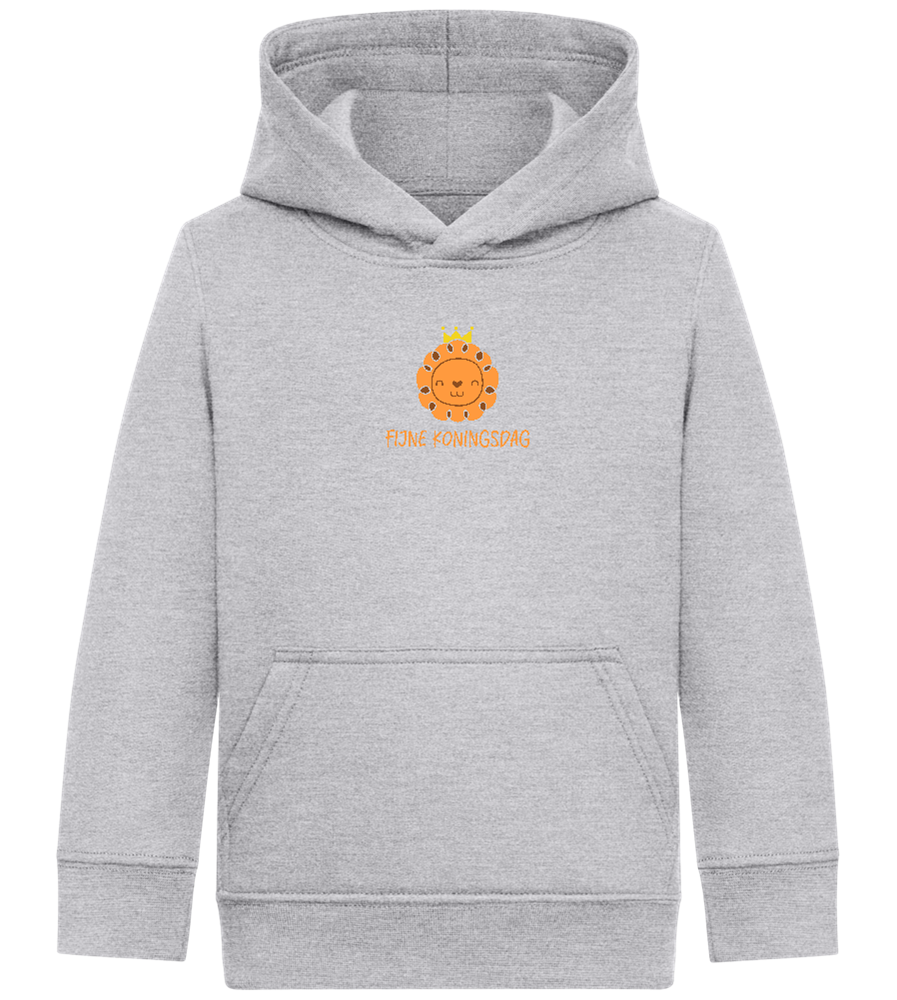 Fijne Koningsdag Design - Comfort Kids Hoodie_ORION GREY II_front