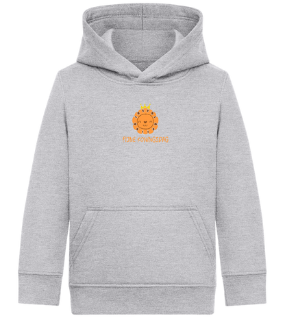 Fijne Koningsdag Design - Comfort Kids Hoodie_ORION GREY II_front