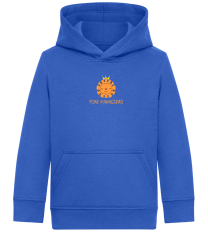 Fijne Koningsdag Design - Comfort Kids Hoodie_ROYAL_front