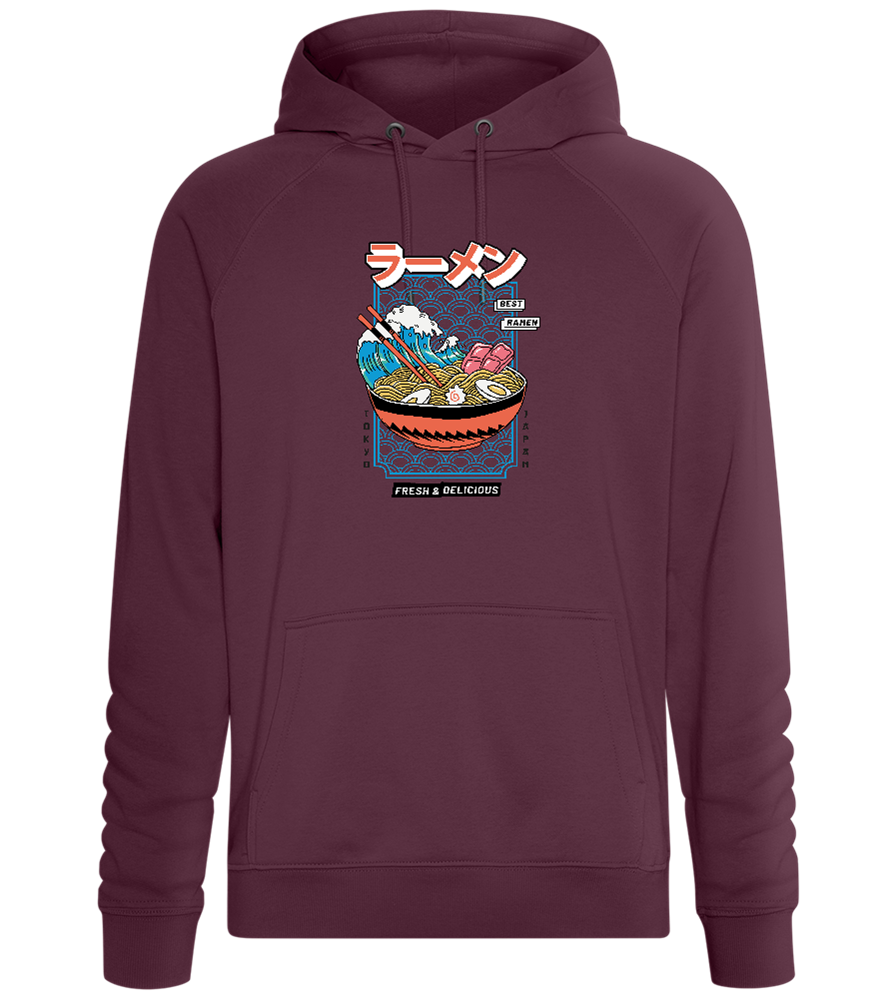 Best Ramen Design - Comfort unisex hoodie_BORDEAUX_front