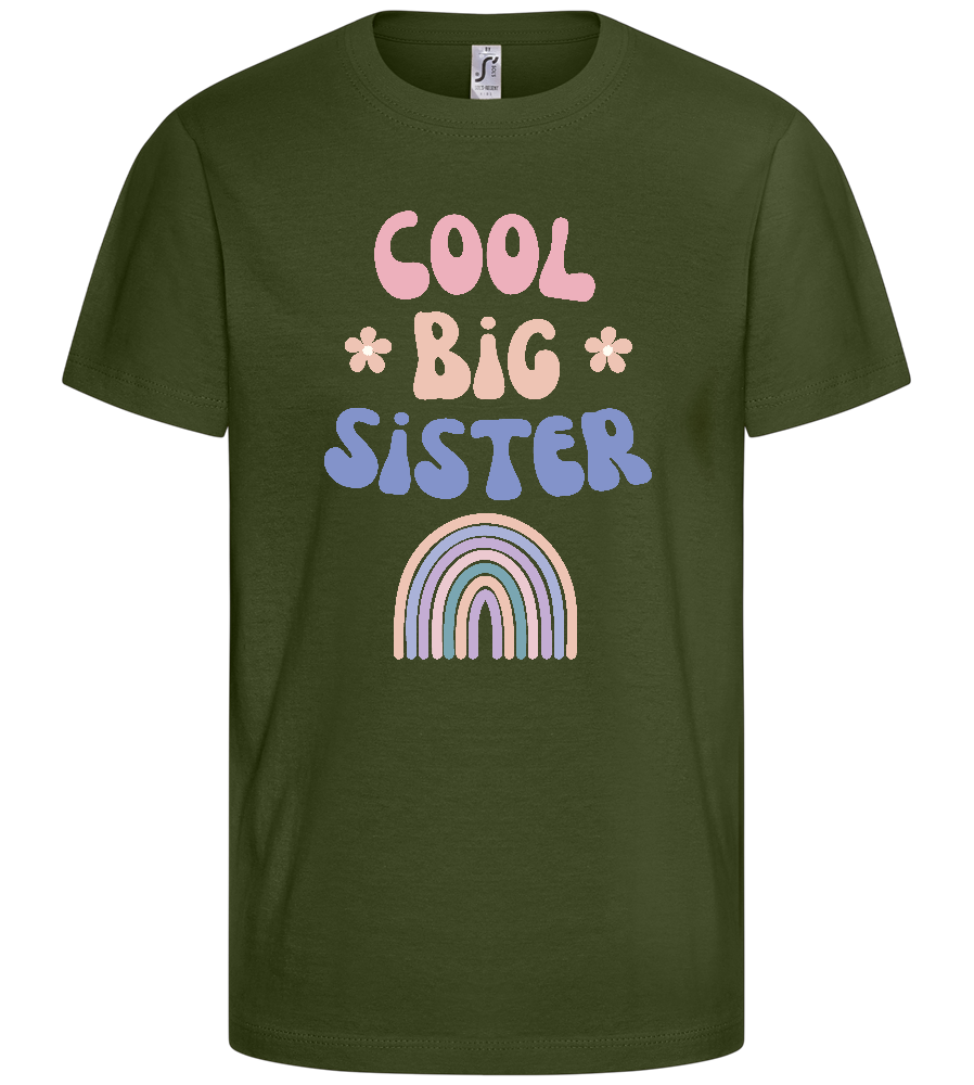 Cool Big Sister Design - Basic kids t-shirt_ARMY_front