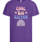 Cool Big Sister Design - Basic kids t-shirt_DARK PURPLE_front