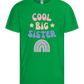 Cool Big Sister Design - Basic kids t-shirt_MEADOW GREEN_front