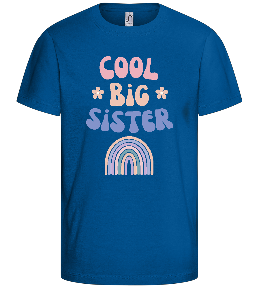 Cool Big Sister Design - Basic kids t-shirt_ROYAL_front