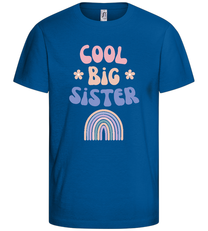 Cool Big Sister Design - Basic kids t-shirt_ROYAL_front