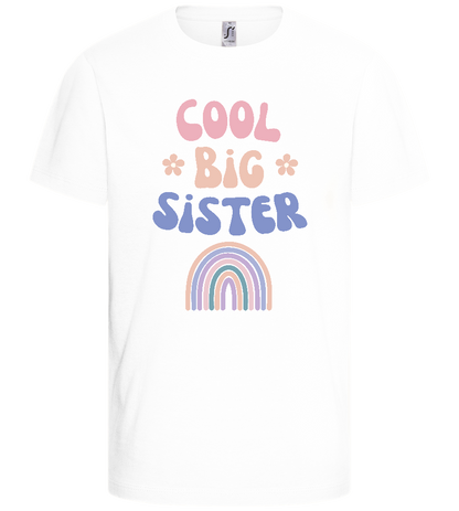 Cool Big Sister Design - Basic kids t-shirt_WHITE_front