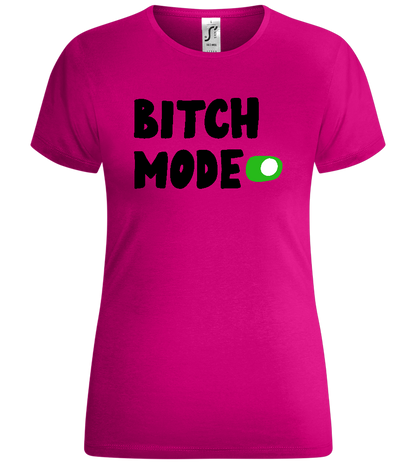 B-Mode On Design - Comfort women's t-shirt_FUCHSIA_front