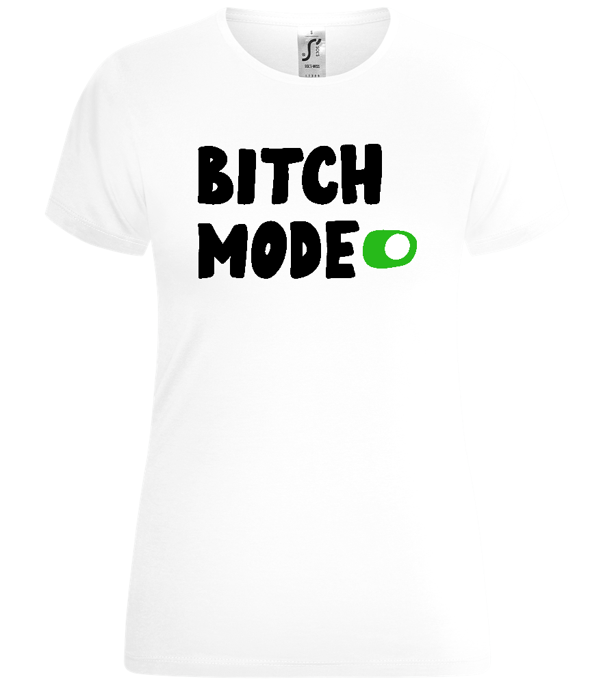 B-Mode On Design - Comfort women's t-shirt_WHITE_front