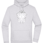 Skull With Flames Design - Premium Essential Unisex Hoodie_ORION GREY II_front