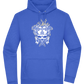 Skull With Flames Design - Premium Essential Unisex Hoodie_ROYAL_front