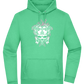 Skull With Flames Design - Premium Essential Unisex Hoodie_SPRING GREEN_front