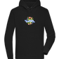 Mother's Day Flowers Design - Premium unisex hoodie_BLACK_front