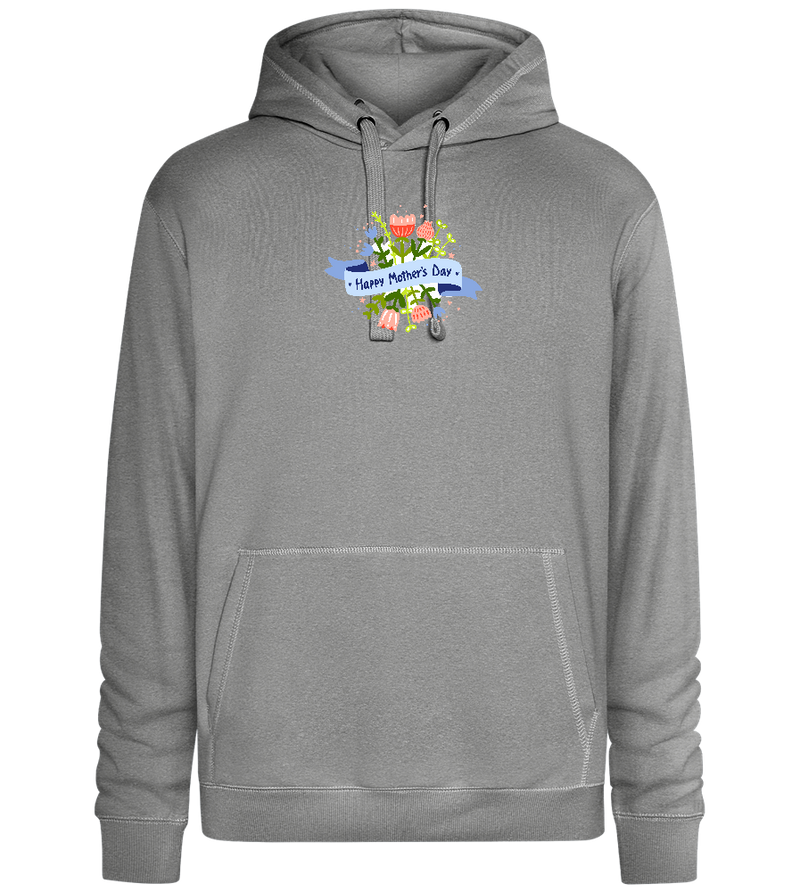 Mother's Day Flowers Design - Premium unisex hoodie_ORION GREY II_front