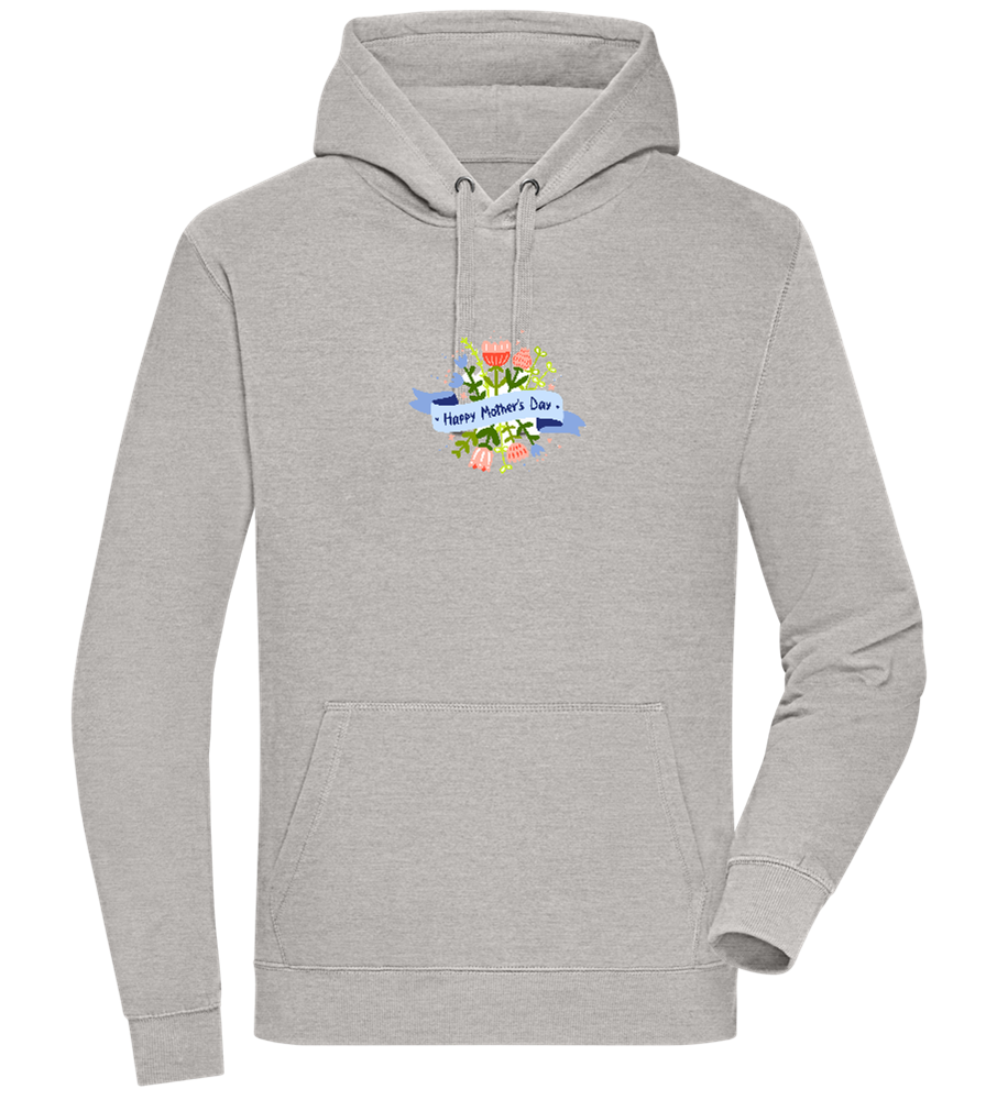 Mother's Day Flowers Design - Premium unisex hoodie_ORION GREY II_front