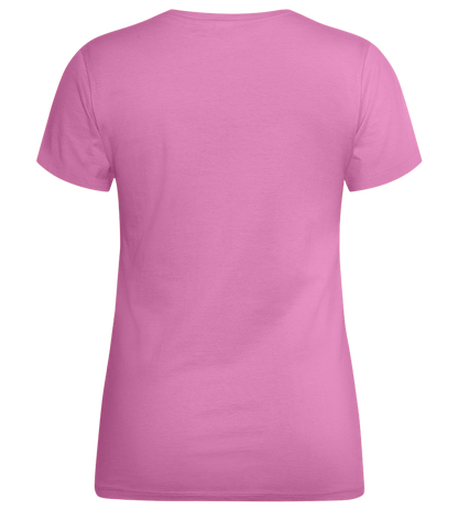Depressed B Design - Premium women's t-shirt_PINK ORCHID_back