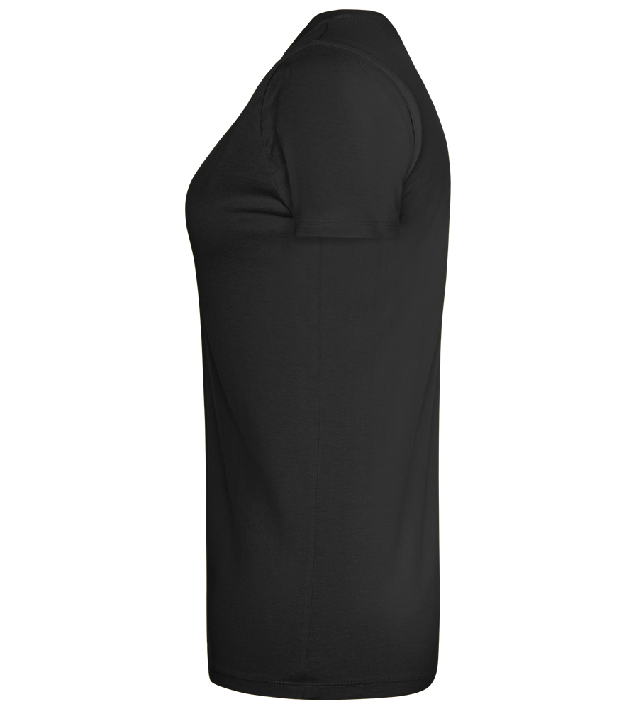 Depressed B Design - Premium women's t-shirt_DEEP BLACK_left