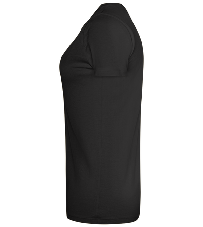 Depressed B Design - Premium women's t-shirt_DEEP BLACK_left