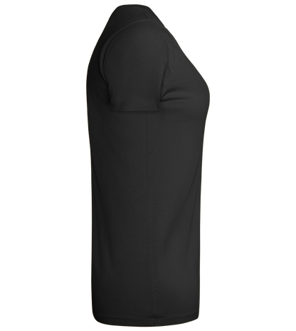 Depressed B Design - Premium women's t-shirt_DEEP BLACK_right