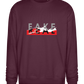 Fake Real Design - Comfort Essential Unisex Sweater_BORDEAUX_front