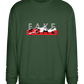 Fake Real Design - Comfort Essential Unisex Sweater_GREEN BOTTLE_front