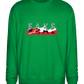 Fake Real Design - Comfort Essential Unisex Sweater_MEADOW GREEN_front