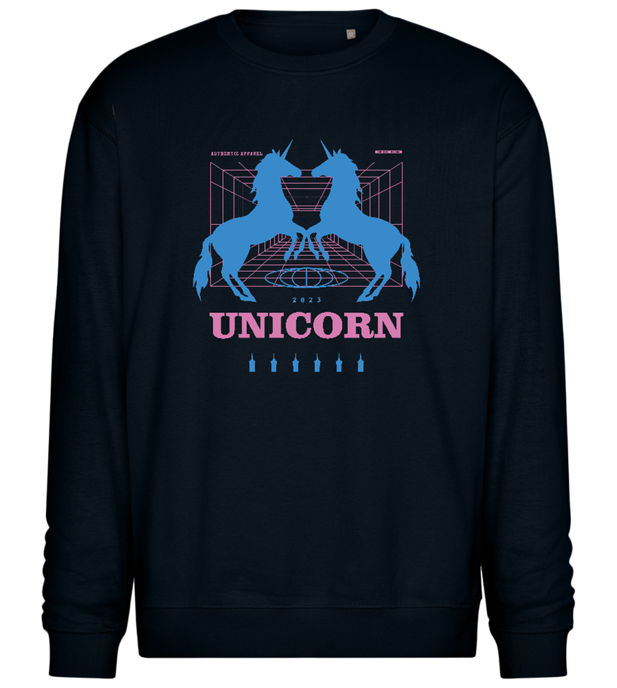 Unicorn Apparel 2023 Design - Comfort Essential Unisex Sweater_BLACK_front