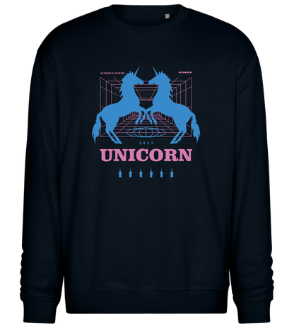 Unicorn Apparel 2023 Design - Comfort Essential Unisex Sweater_BLACK_front