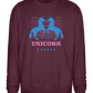 Unicorn Apparel 2023 Design - Comfort Essential Unisex Sweater_BORDEAUX_front