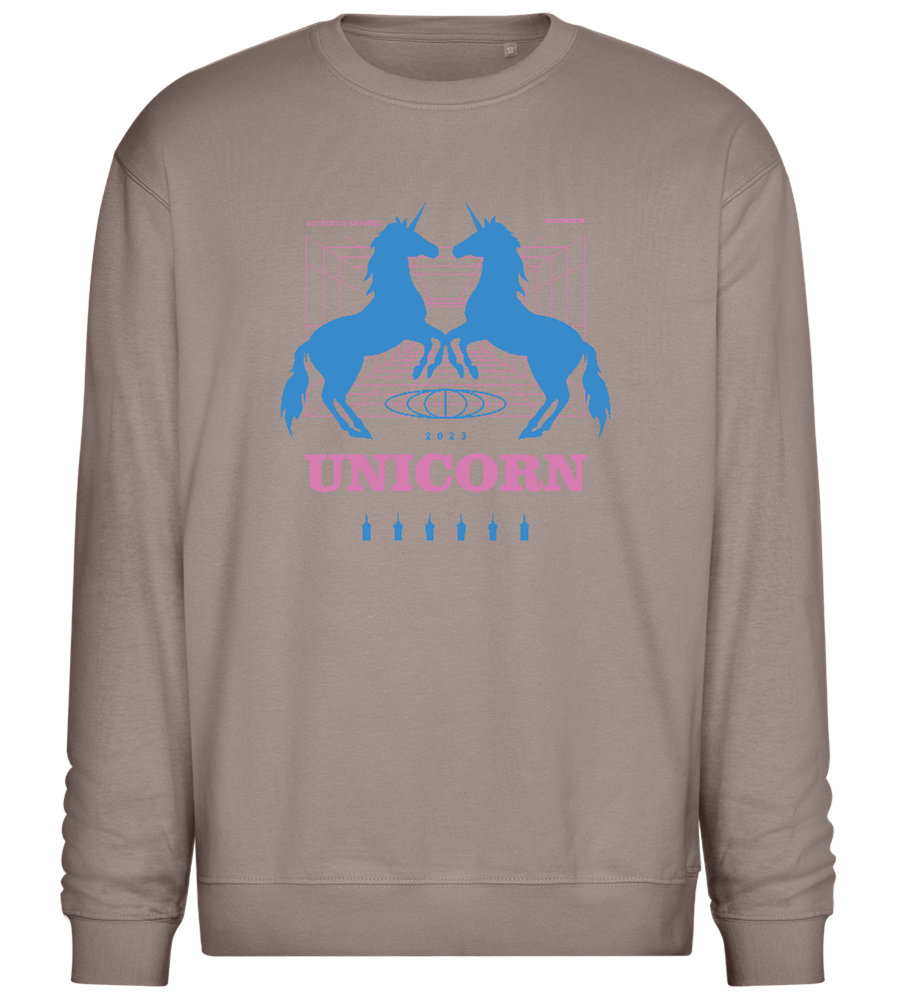 Unicorn Apparel 2023 Design - Comfort Essential Unisex Sweater_CHARCOAL CHIN_front