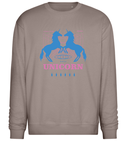 Unicorn Apparel 2023 Design - Comfort Essential Unisex Sweater_CHARCOAL CHIN_front