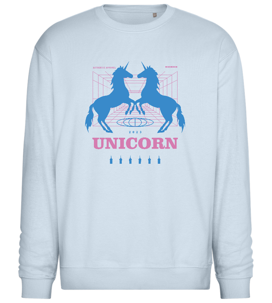 Unicorn Apparel 2023 Design - Comfort Essential Unisex Sweater_CREAMY BLUE_front