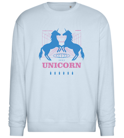 Unicorn Apparel 2023 Design - Comfort Essential Unisex Sweater_CREAMY BLUE_front