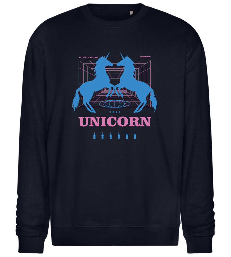 Unicorn Apparel 2023 Design - Comfort Essential Unisex Sweater_FRENCH NAVY_front