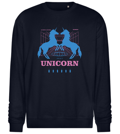 Unicorn Apparel 2023 Design - Comfort Essential Unisex Sweater_FRENCH NAVY_front