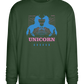 Unicorn Apparel 2023 Design - Comfort Essential Unisex Sweater_GREEN BOTTLE_front