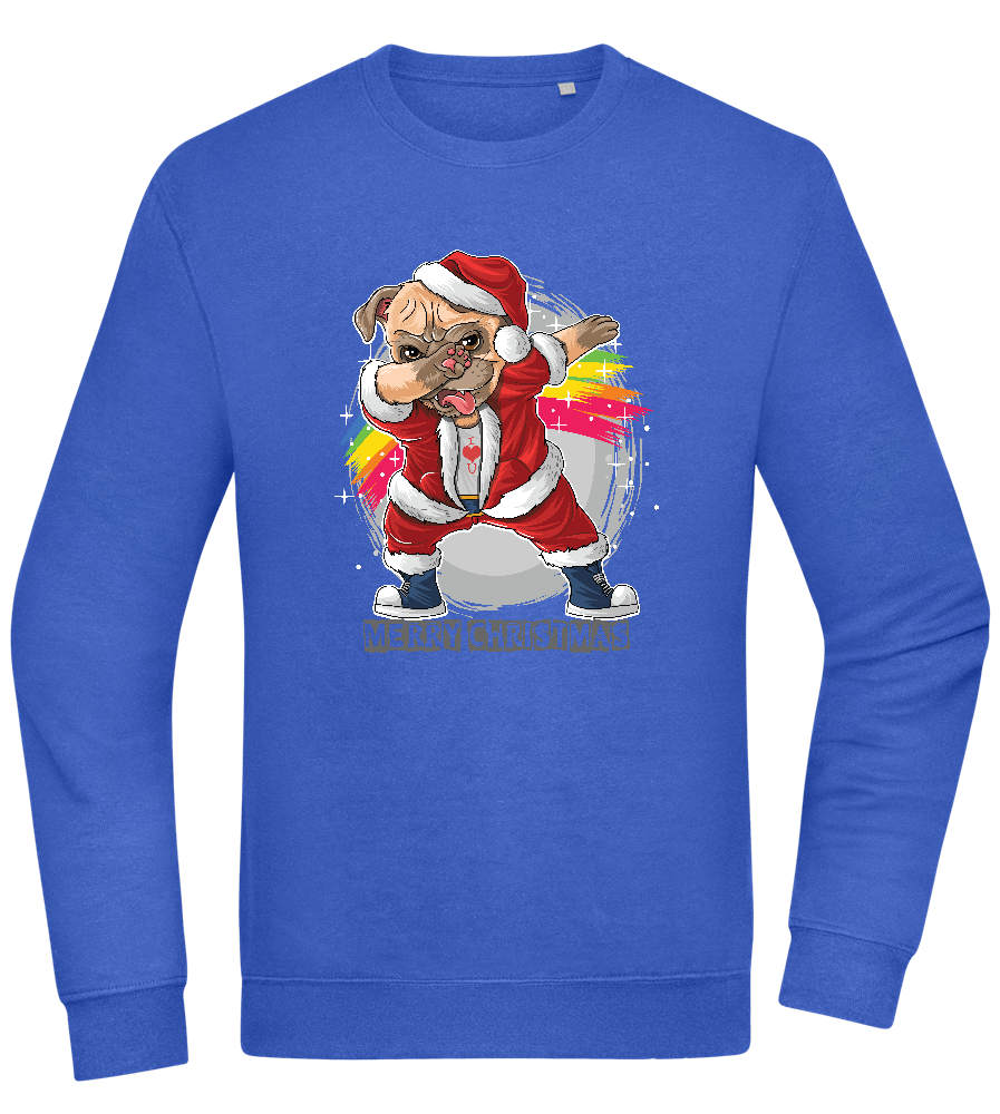 Christmas Dab Design - Comfort Essential Unisex Sweater_ROYAL_front