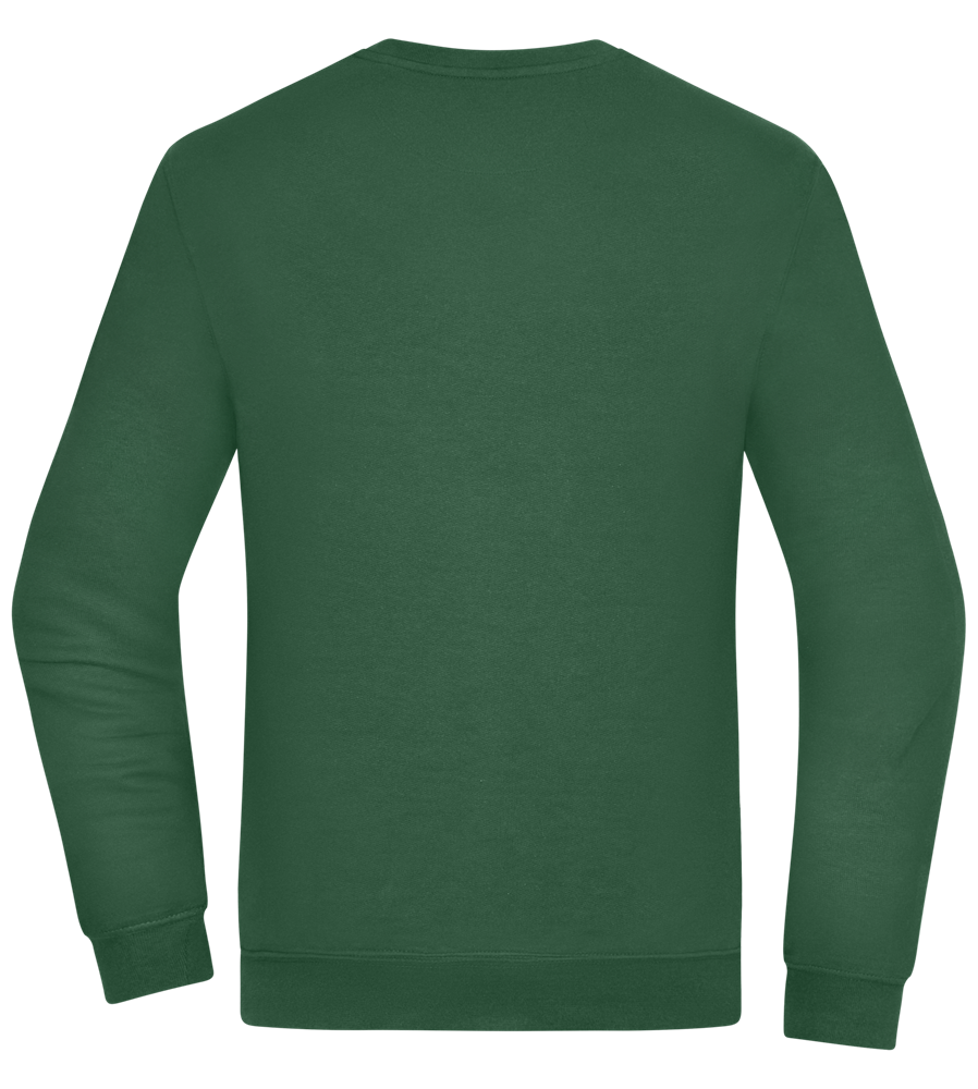 Christmas Dab Design - Comfort Essential Unisex Sweater_GREEN BOTTLE_back