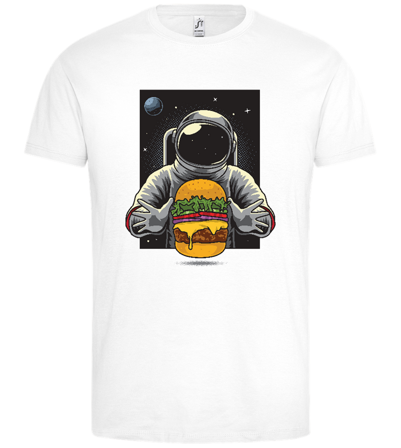 Astroburger Design - Premium men's t-shirt_WHITE_front