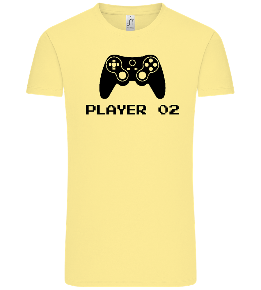 Player 2 Game Design - Comfort Unisex T-Shirt_AMARELO CLARO_front