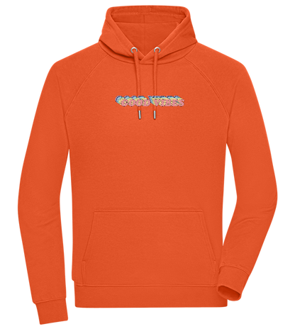 Good Vibes Rainbow Design - Comfort unisex hoodie_BURNT ORANGE_front