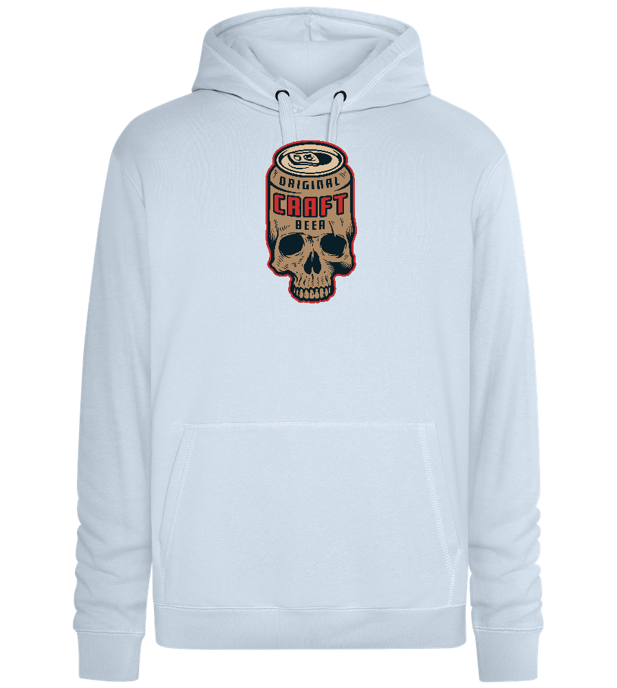 Craft Beer Design - Premium unisex hoodie_CREAMY BLUE_front