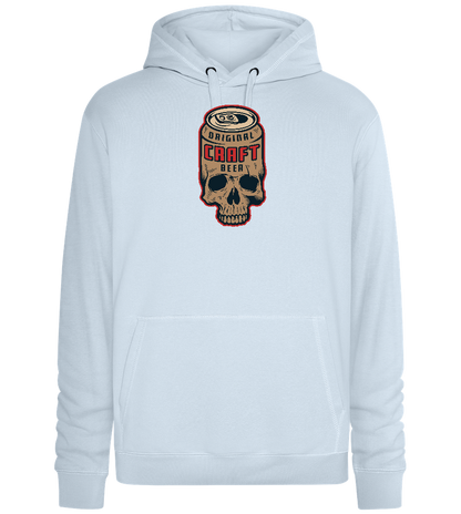 Craft Beer Design - Premium unisex hoodie_CREAMY BLUE_front