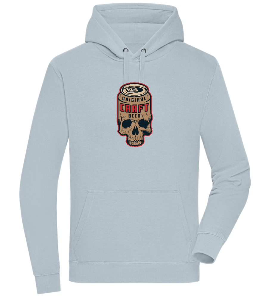 Craft Beer Design - Premium unisex hoodie_CREAMY BLUE_front