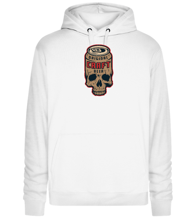 Craft Beer Design - Premium unisex hoodie_WHITE_front