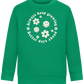 Keep Growing Design - Comfort Kids Sweater_MEADOW GREEN_front