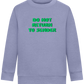 Do Not Return to Sender Design - Comfort Kids Sweater_BLUE_front