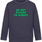 Do Not Return to Sender Design - Comfort Kids Sweater_FRENCH NAVY_front