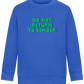 Do Not Return to Sender Design - Comfort Kids Sweater_ROYAL_front