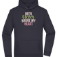 Never Broke My Heart Design - Premium Essential Unisex Hoodie_FRENCH NAVY_front